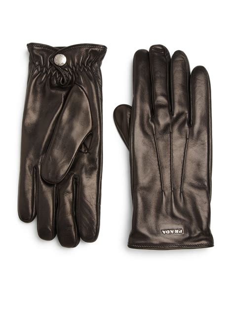 prada gloves mens